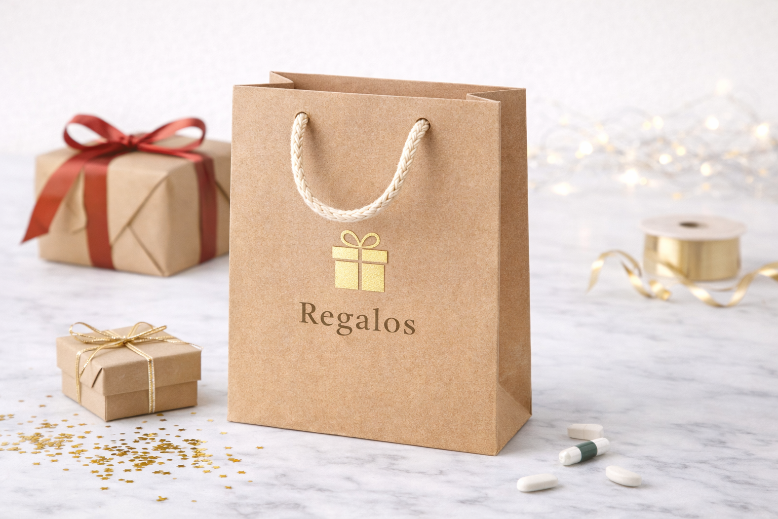 Bolsas de papel kraft para regalos y empaques